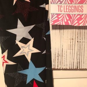 New- LuLaRoe Americana leggings- TC